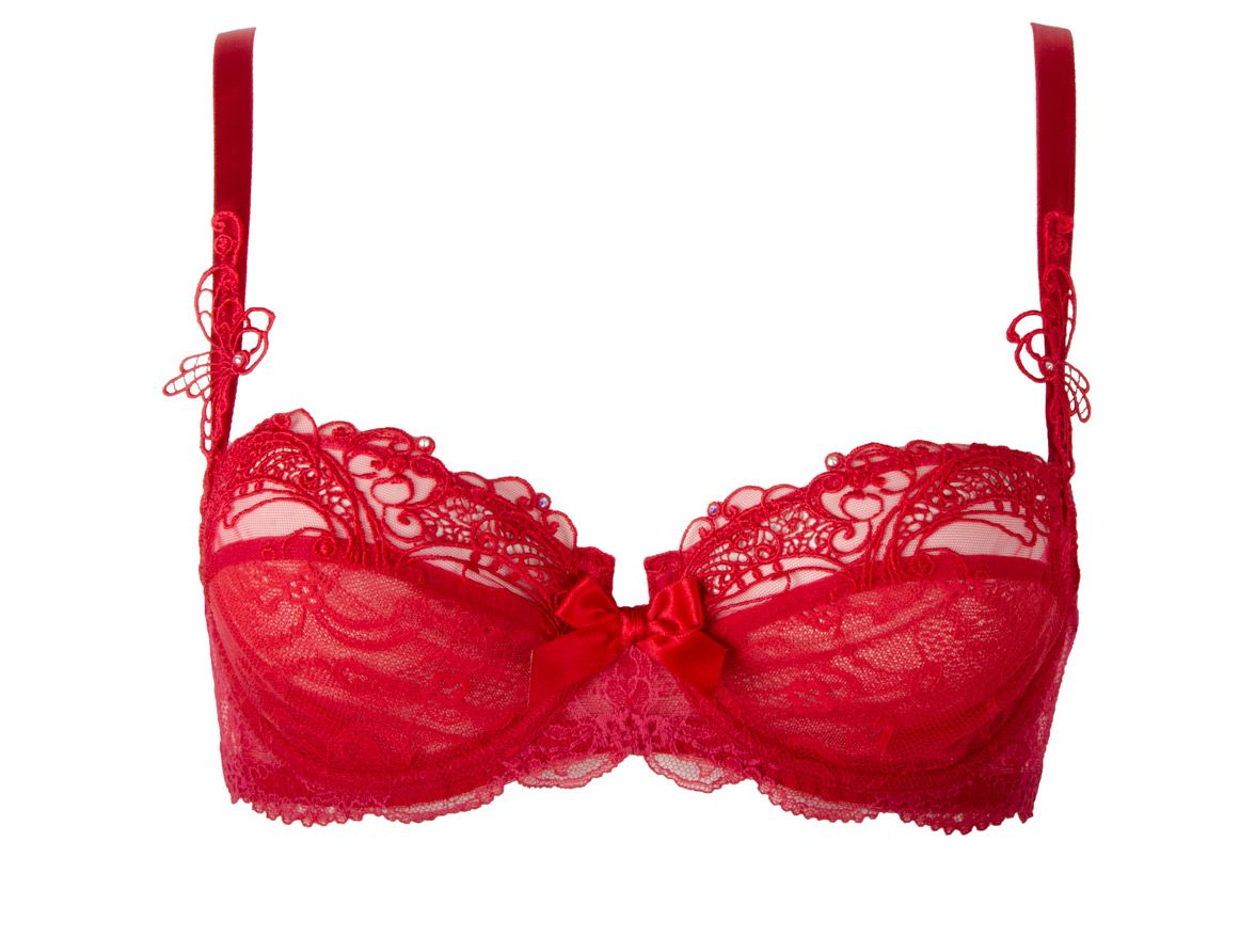 Lise Charmel Soir De Venise Half Cup Bra Rouge Venise