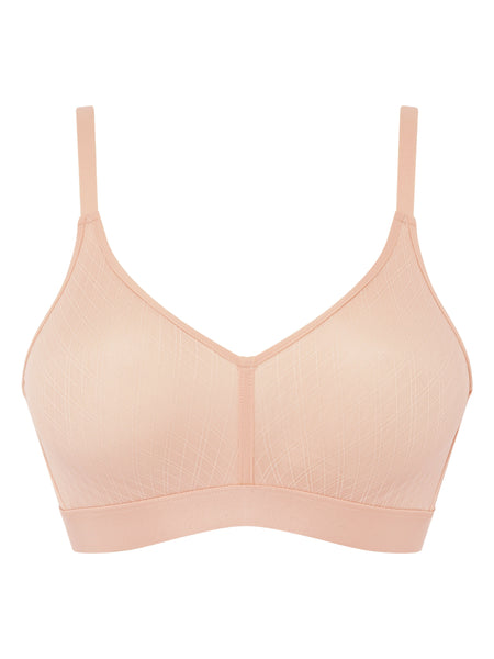 Chantelle - Smooth Lines Support Wirefree bra Golden beige | Ouh La La