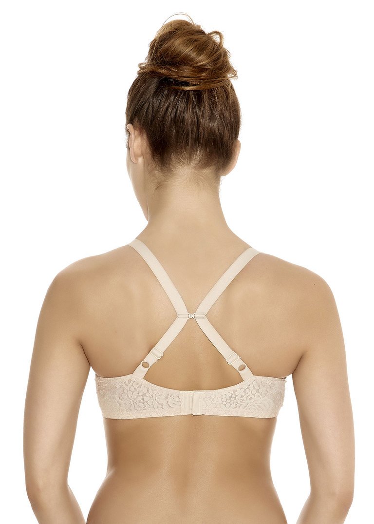 Wacoal Halo Lace Naturally Nude Moulded Underwired Bra